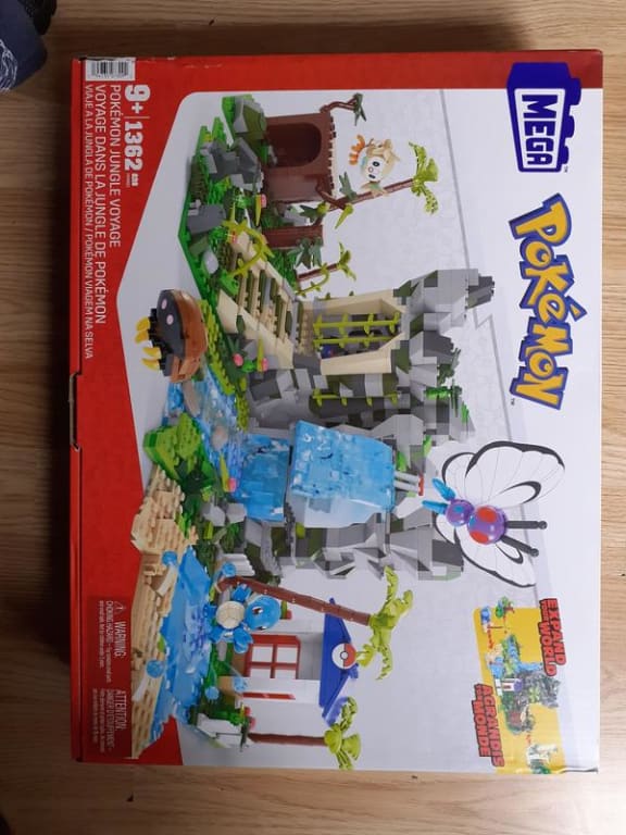 Mega Pokemon Ultimate Jungle Expedition Building Set with 1347