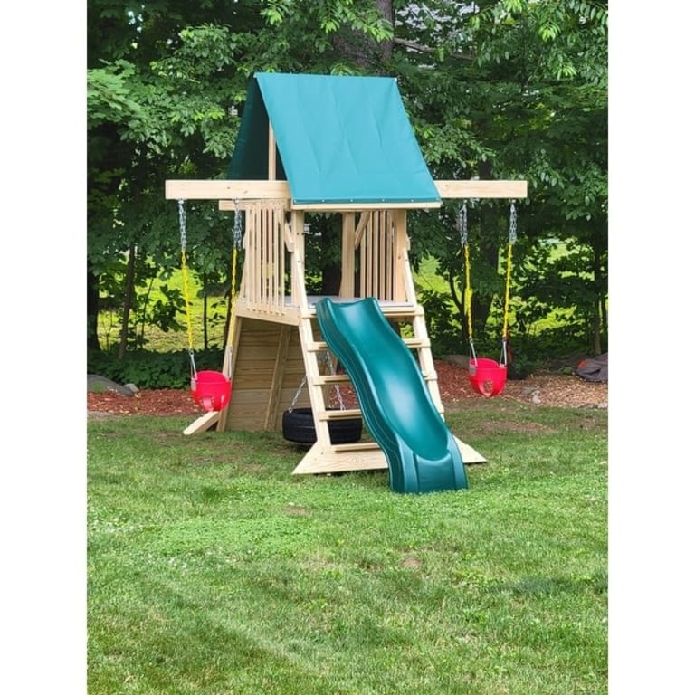 Backyard Cliff Climb Playset 9' 10" x 12' 3" On Sale Bed Bath