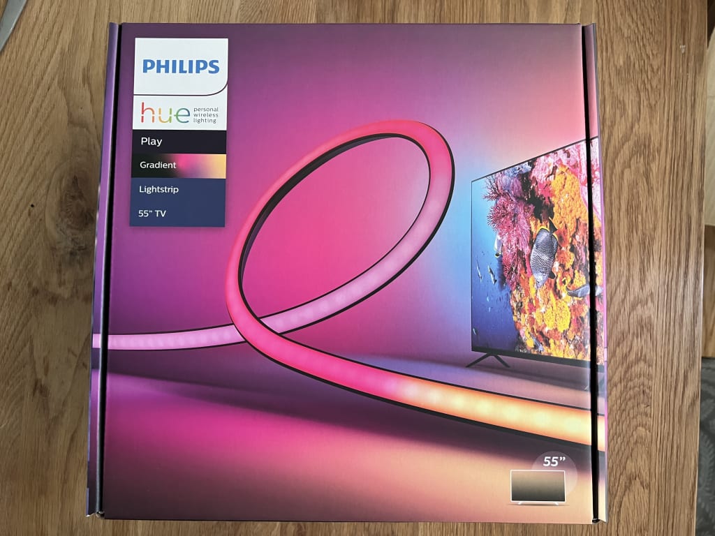 Hue Gradient Lightstrip de 80 pulgadas Hue White and Color