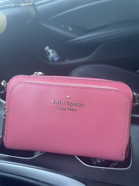 kate+spade+new+york+Staci+Dual+Zip+Around+Crossbody+Leather+Bag+-+Black+%28WLR00410%29  for sale online