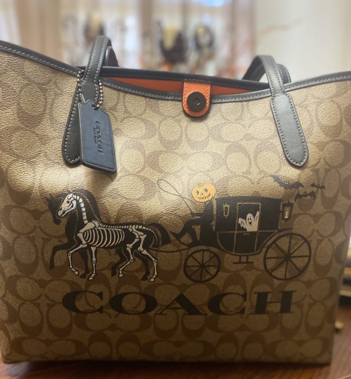 NWT Coach 5697 City Tote In Signature Brown 195031087905 