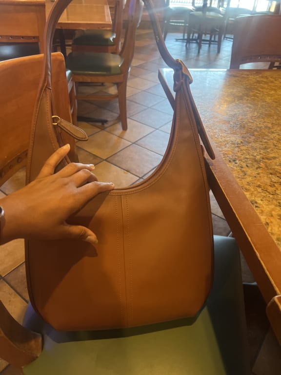 COACH Restored Ergo Shoulder Bag In Original Natural Leather in Brown