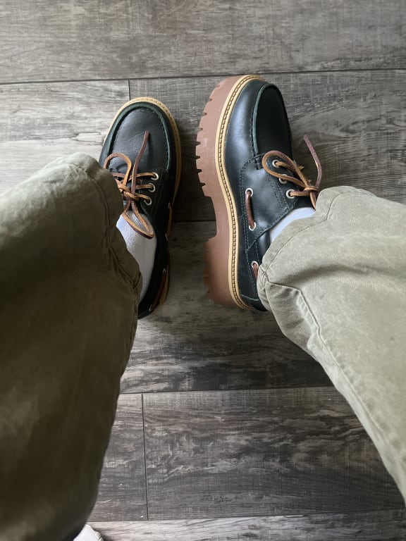 Women's Stone Street Platform Boat Shoe Women's Stone Street Platform Boat Shoe