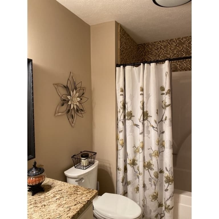 Madison Park Sylvan Floral Printed Burnout Shower Curtain Bed Bath