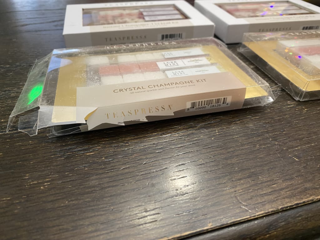 Minute Mimosa Sugar Cube Trio from Uncommon Goods. Customer submitted image.
