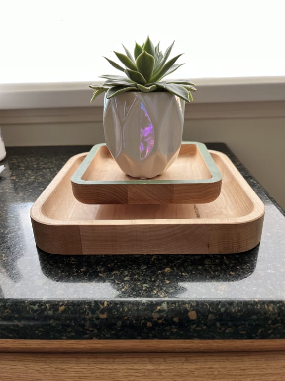 Pistachio Pedestal from Uncommon Goods. Customer submitted image.