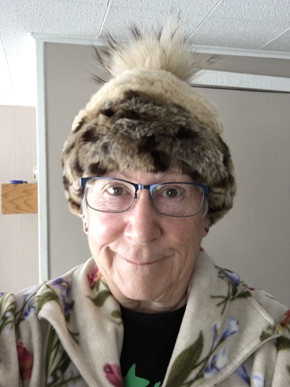 Customer Image Captioned: Yes I am old but I love a cute hat