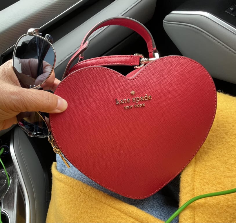 kate spade heart bag