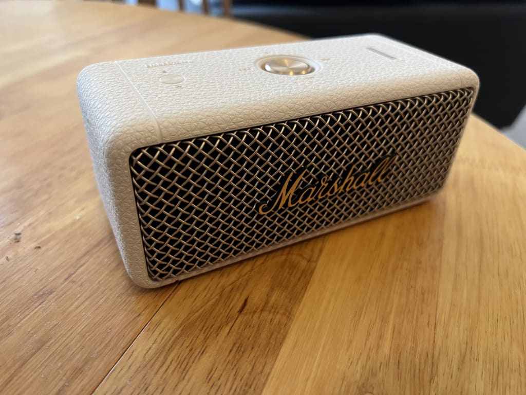 Marshall Emberton II Portable Bluetooth Speaker, Cream Marshall Emberton II Portable Bluetooth Speaker, Cream