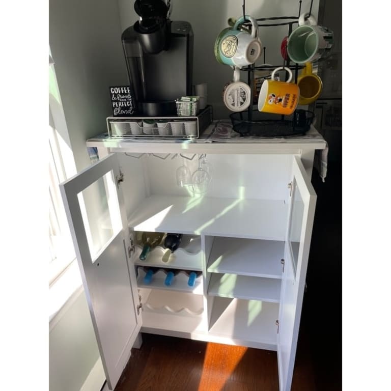 Bush Furniture Broadview Storage with Doors by Bush Furniture