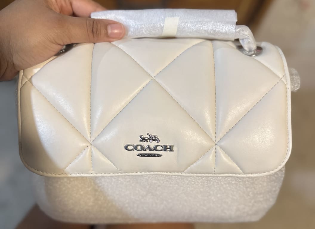 Coach Bags | Coach Klare Crossbody 25 in Straw | Color: White | Size: Os | Lizbuechner's Closet