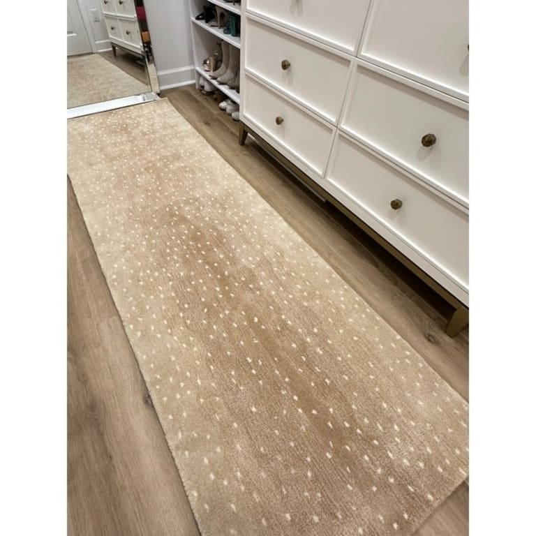 Erin Gates by Momeni Woodland Antelope Print Handtufted Wool Area Rug