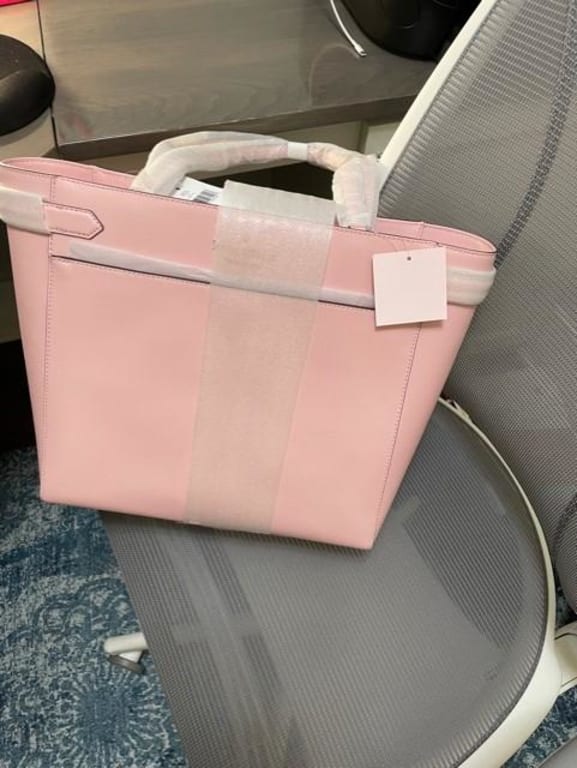 Kate spade staci Saffiano Leather Laptop Tote- Garden Pink for Sale