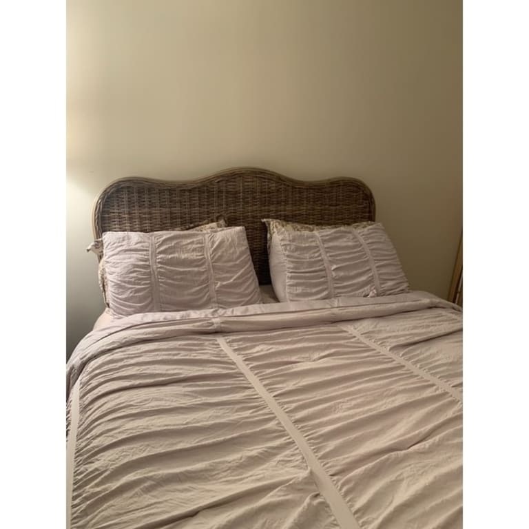 SAFAVIEH Imelda Grey Full Size Headboard Bed Bath & Beyond 14428139