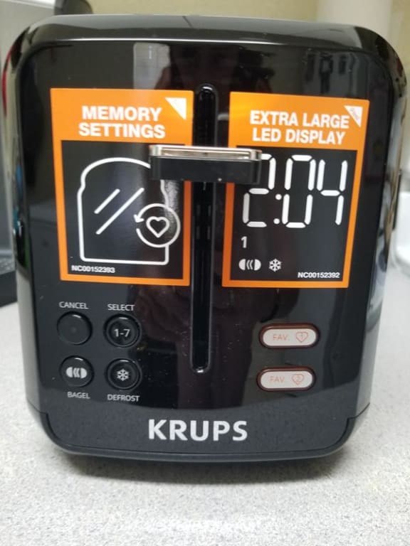 KRUPS My Memory Digital Stainless Steel 2 Slot Toaster Bed Bath