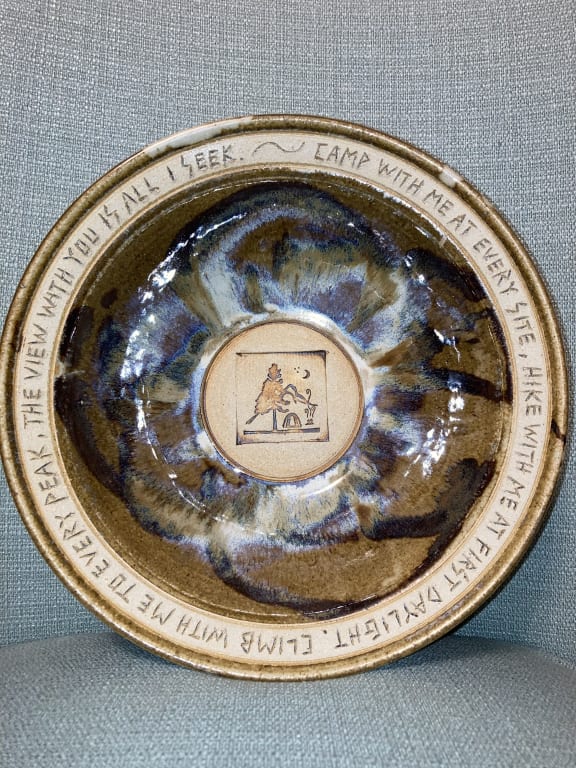 Climb With Me Serving Bowl from Uncommon Goods. Customer submitted image.