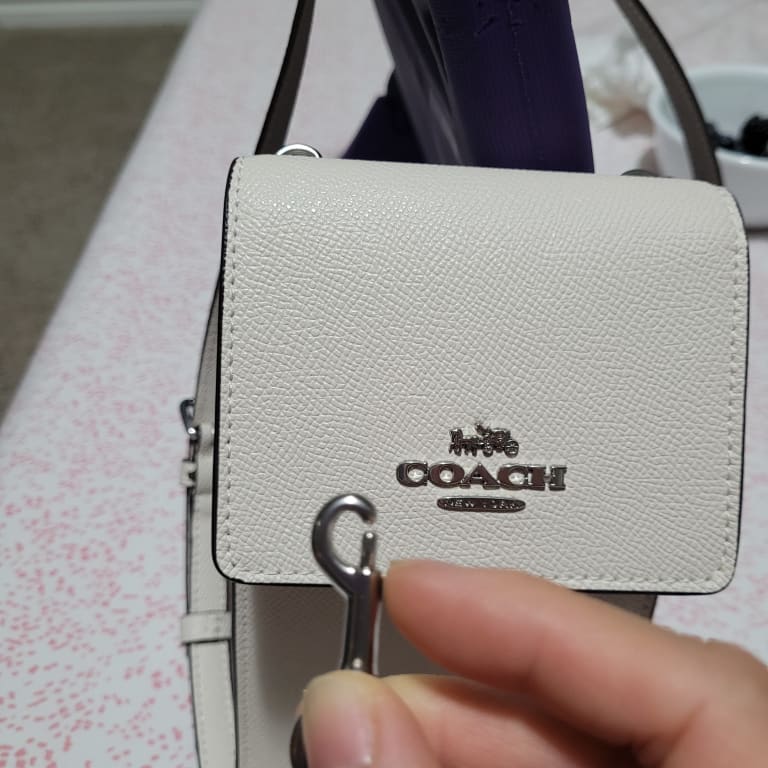 Coach Cream & Green Apple North/South-Zip Crossbody Bag, Best Price and  Reviews
