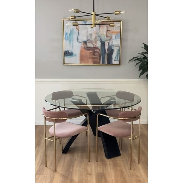 Simple Living Retro Velvet Dining Arm Chair (Set of 2) On Sale Bed