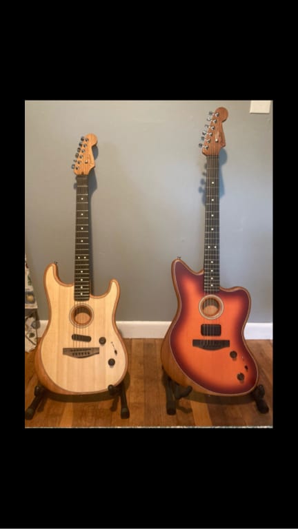 Open Box Fender American Acoustasonic Jazzmaster Acoustic