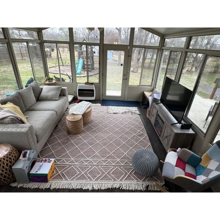 SEI Furniture Sachi Natural Woven Water Hyacinth Coffee Tables (Set of 2) with Storage Bed