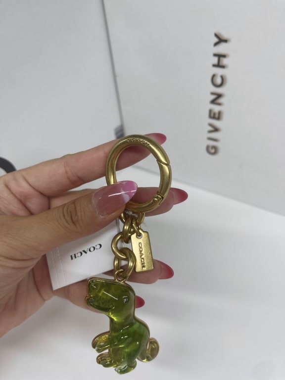 COACH Small Printed Rexy Bag Charm - Macy's