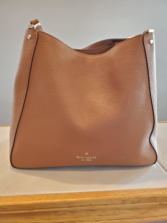 Kate Spade Bags | Kate Spade Leila Medium Triple Compartment Satchel | Color: Brown/Gold | Size: Medium | Orchidboutique1's Closet