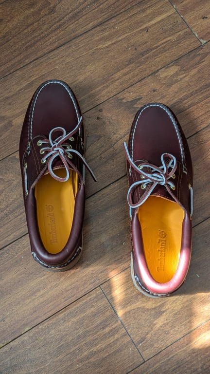 Men's 3-Eye Lug Handsewn Boat Shoe - Burgundy | Timberland US Men's 3-Eye Lug Handsewn Boat Shoe - Burgundy | Timberland US