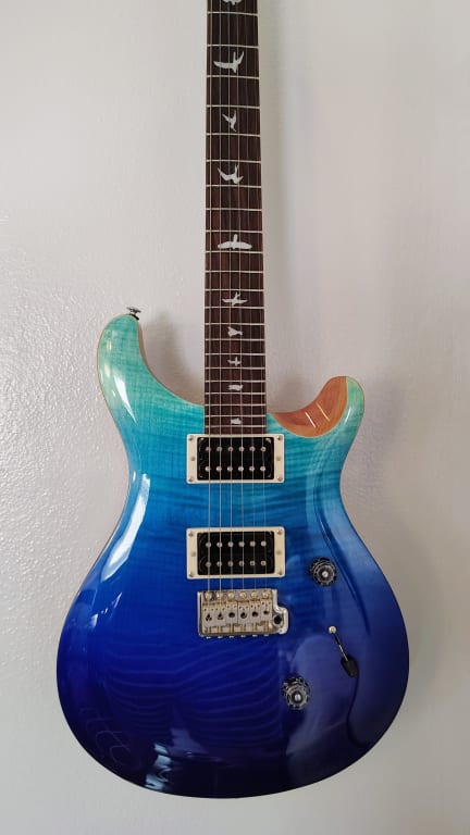 Open Box PRS SE Custom 24 Electric Guitar - Sapphire Fade