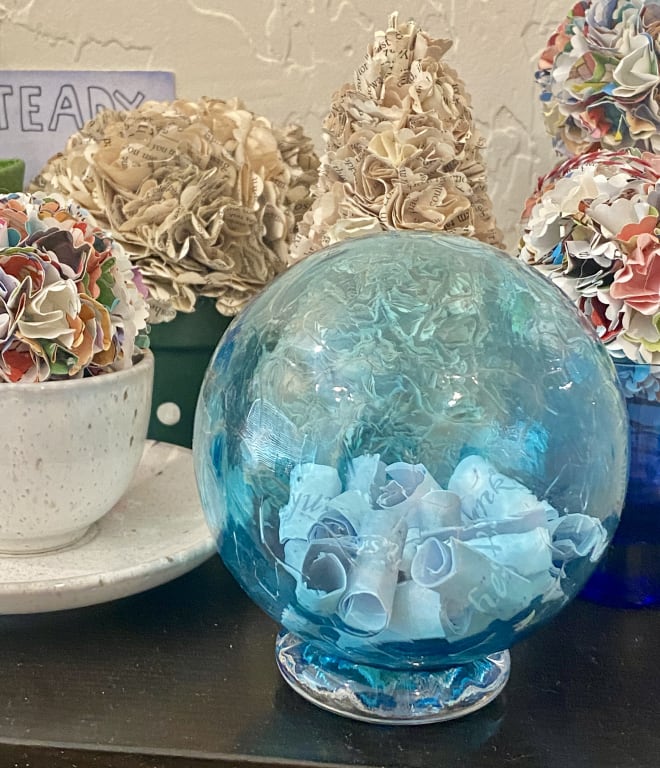 Birthstone Wishing Balls from Uncommon Goods. Customer submitted image.