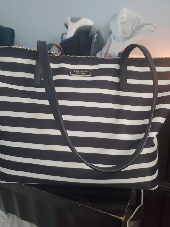 Hayden sailing top zip tote clearance