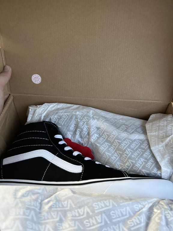 Vans | ComfyCush Sk8-Hi Black/True White Shoe