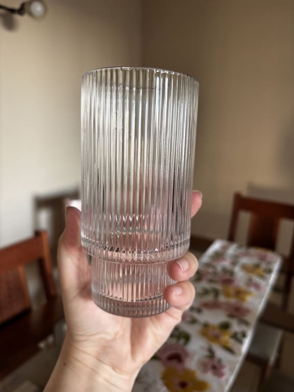 Vaso como los de cafetería