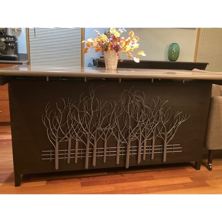 Black Metal Field of Trees Wall Decor On Sale Bed Bath & Beyond