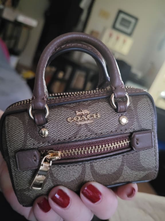 COACH®  Mini Rogue Bag Charm