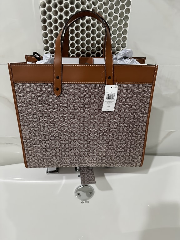 COACH®  Field Tote 40 With Camo Print