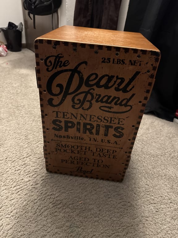 Pearl Primero Crate-Style Cajon, Tennessee Spirits | Guitar Pearl Primero Crate-Style Cajon, Tennessee Spirits | Guitar