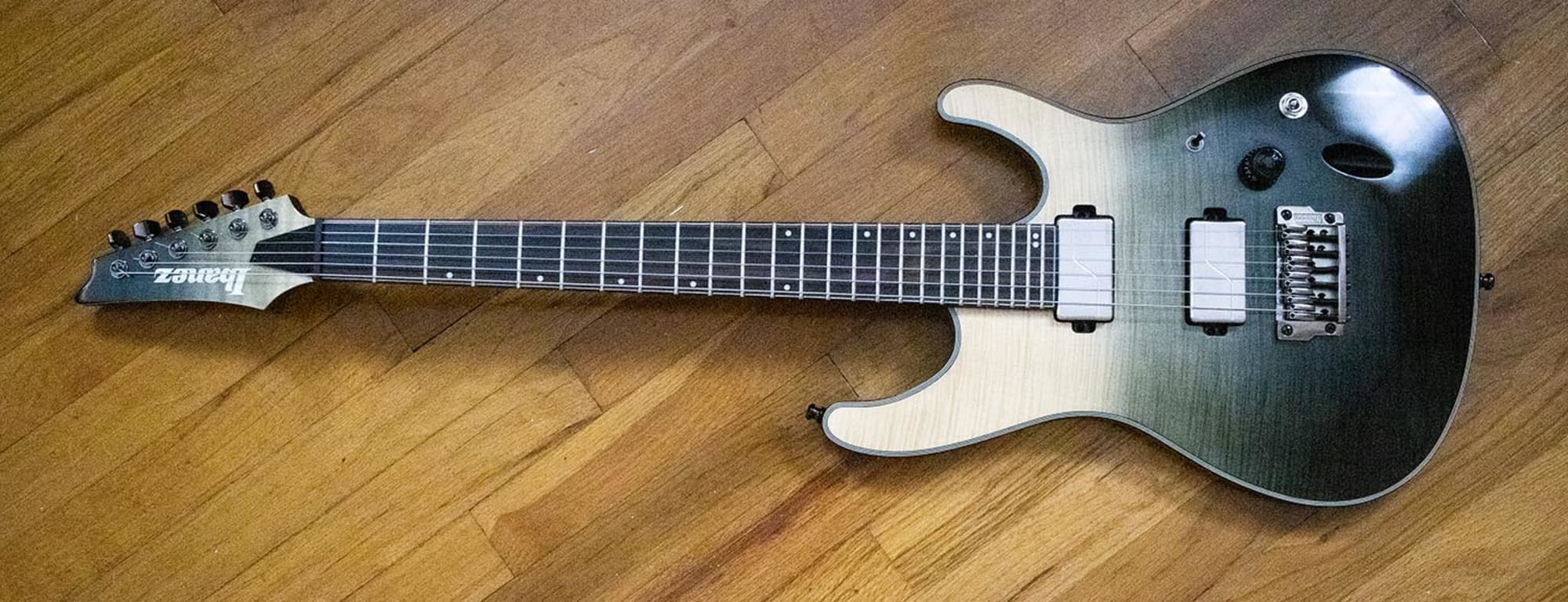 Ibanez S61AL Axion Label Electric Guitar Black Mirage Gradation