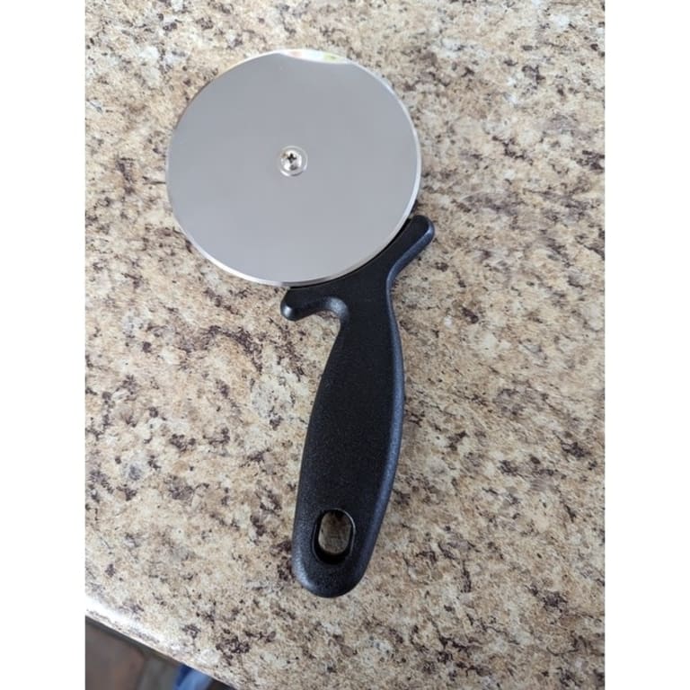 Contoured Carbon Stainless Steel Pizza Cutter Bed Bath & Beyond 9826226