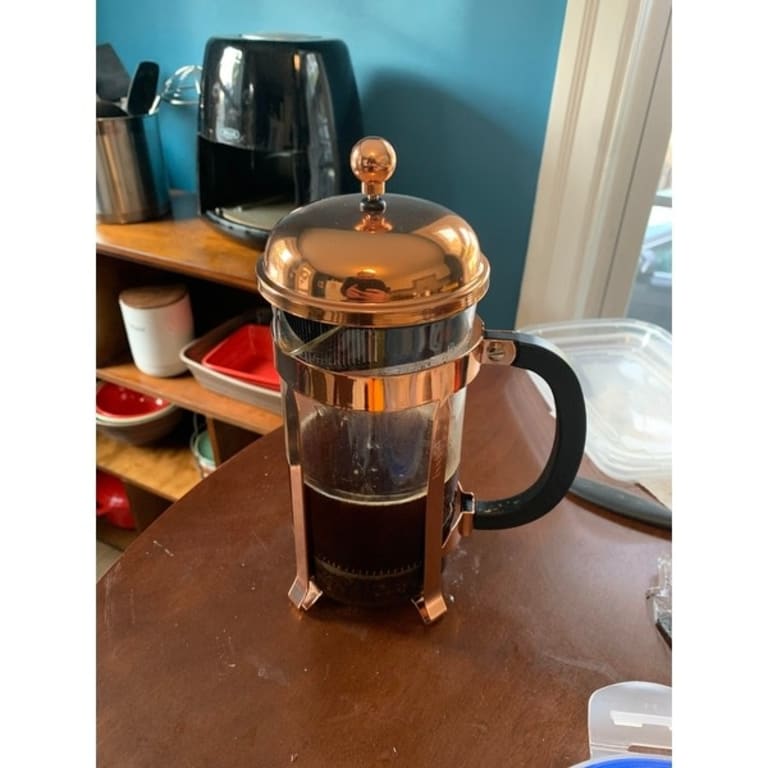 Bodum Chambord French Press Coffee Maker, 8 Cup, 1.0L, 34oz, Copper