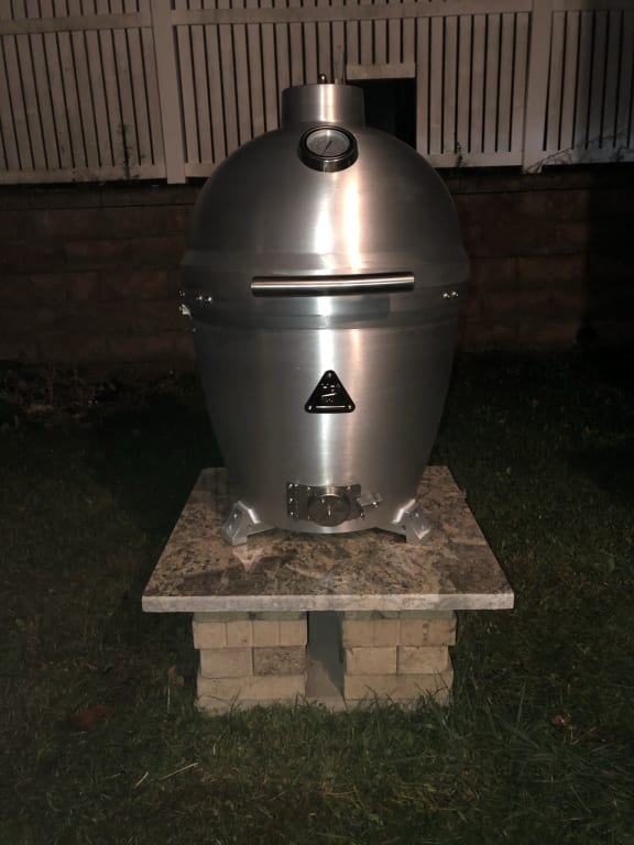 Blaze 20in Cast Aluminum Kamado Grill BLZ20KAMADO BBQGuys