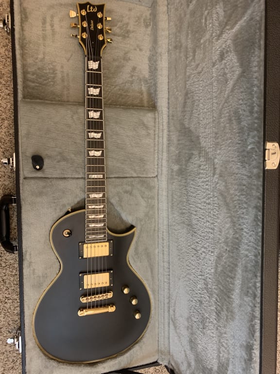 ESP LTD EC-1000 Duncan Electric Guitar Black Satin | Guitar Center