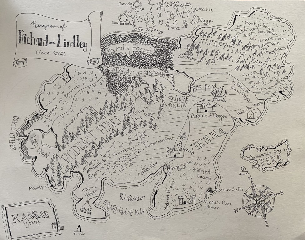 Your Life Story Mapmaking Class from Uncommon Goods. Customer submitted image.