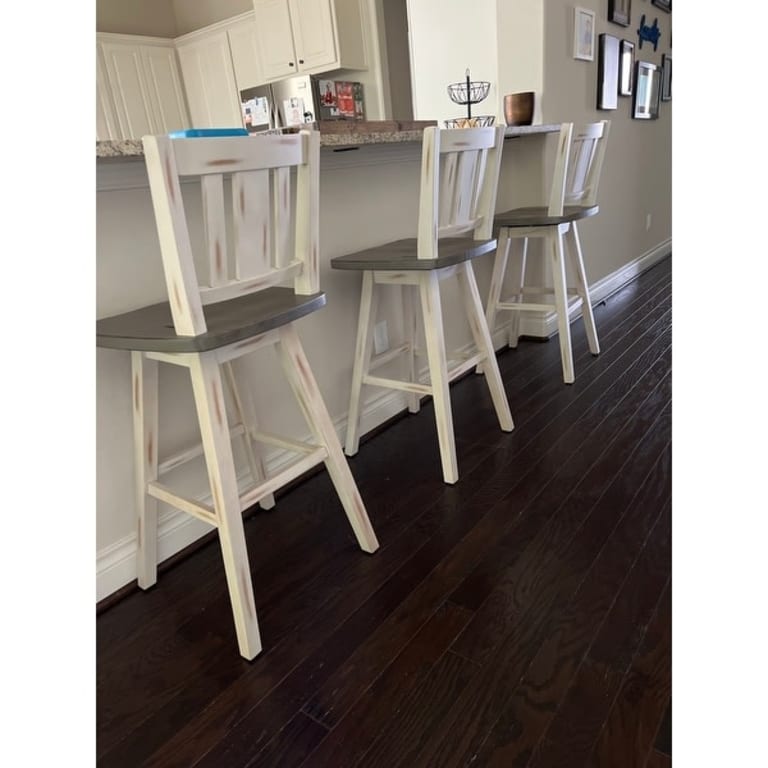 Roux Swivel Pub Height Barstool (Set of 2) On Sale Bed Bath