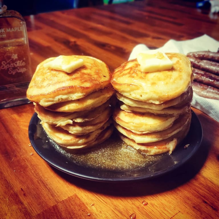 Glimmer of Hope Sparkle Maple Syrup from Uncommon Goods. Customer submitted image.