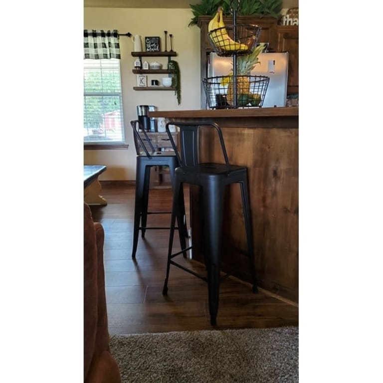 Carbon Loft Ruska Steel 30inch Bar Stool (Set of 2) On Sale Bed