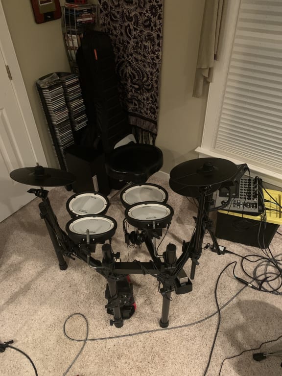 Kit Elettronico V-Drums Roland TD-07DMK - Batteria Elettronica Con Pelli Mesh E Bluetooth | Per Casa E Studio - Foto 4