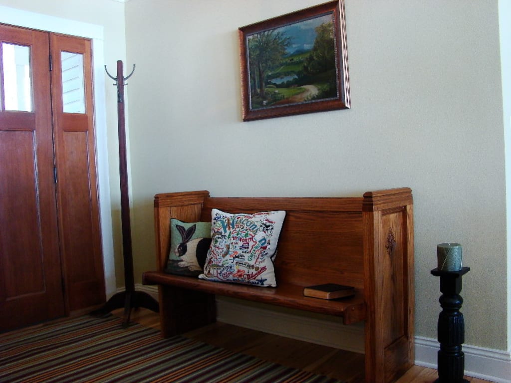 Hand Embroidered State Pillows from Uncommon Goods. Customer submitted image.