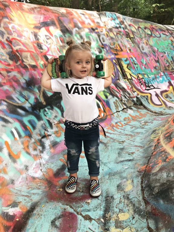 T-Shirt Vans Classic Vans Black/White | Toddler Kids