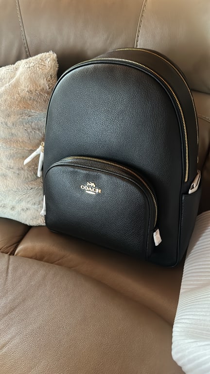 Coach Bags | Large Court Coach Backpack | Color: Black/Brown | Size: Os | Jeni115's Closet