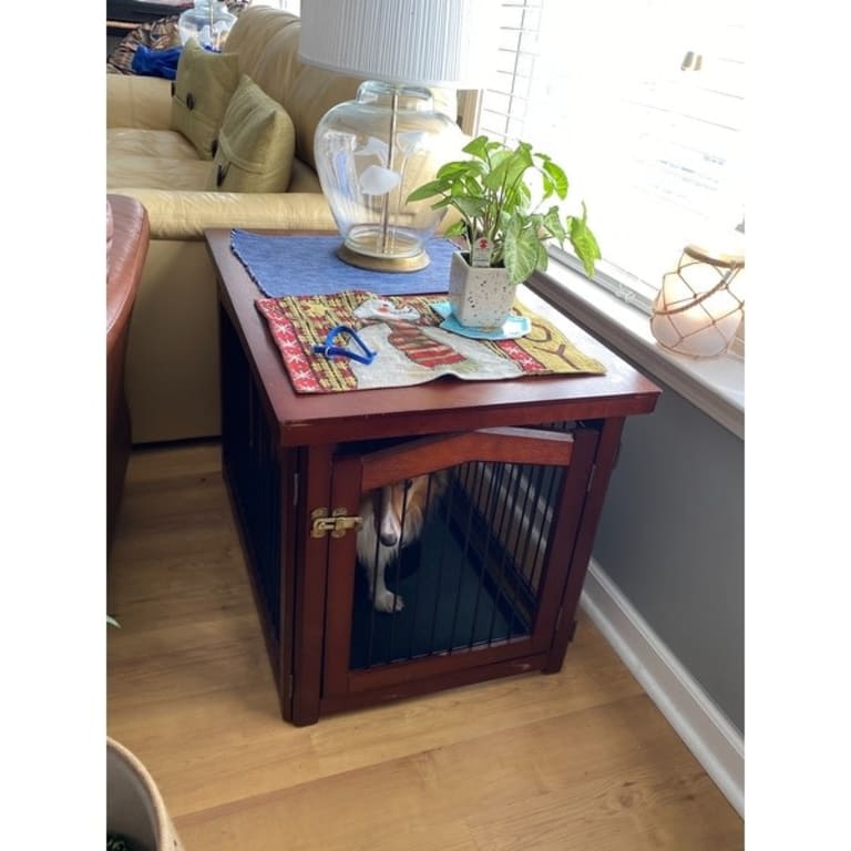 Merry Products 2in1 Configurable Pet Crate and Gate Bed Bath